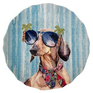 Pier 1 Imports Dachshund Salad Plate